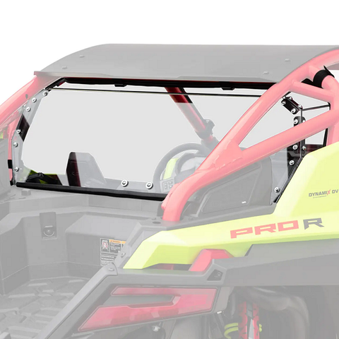 SuperATV Polaris RZR PRO R Rear Windshield Clear