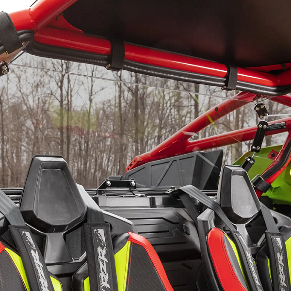 SuperATV Light Tint Vented Rear Windshield for Polaris General SuperATV Light Tint Vented Rear Windshield for Polaris General