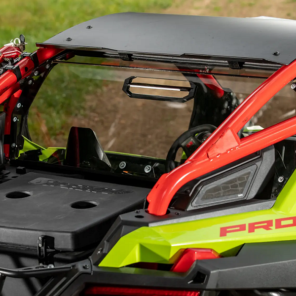 SuperATV Polaris RZR PRO R Rear Windshields - Vented