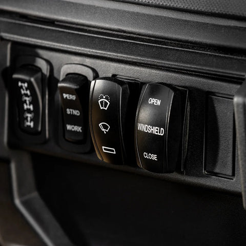 SuperATV Polaris Ranger MaxDrive Power Flip Glass Windshield Switches