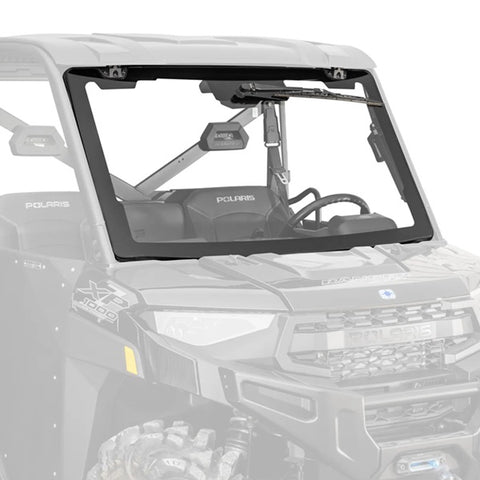 SuperATV Polaris Ranger MaxDrive Power Flip Glass Windshield with Wiper