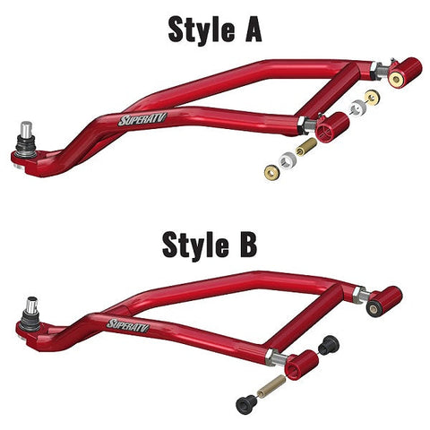 SuperATV Polaris RZR S4 1000 A-Arm Bushing Kit Styles