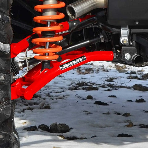SuperATV Polaris RZR S 900 Rear A-Arms (2016-20) High Clearance Offset