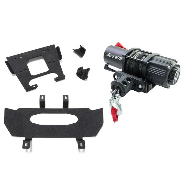 SuperATV Polaris RZR Trail S 900 Models Winch & Mount