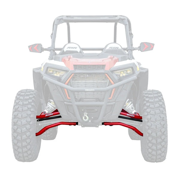 SuperATV Polaris RZR XP 1000 Front A-Arms - High Clearance 2" Offset