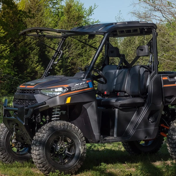 SuperATV Polaris Ranger 1000 Flip Windshield