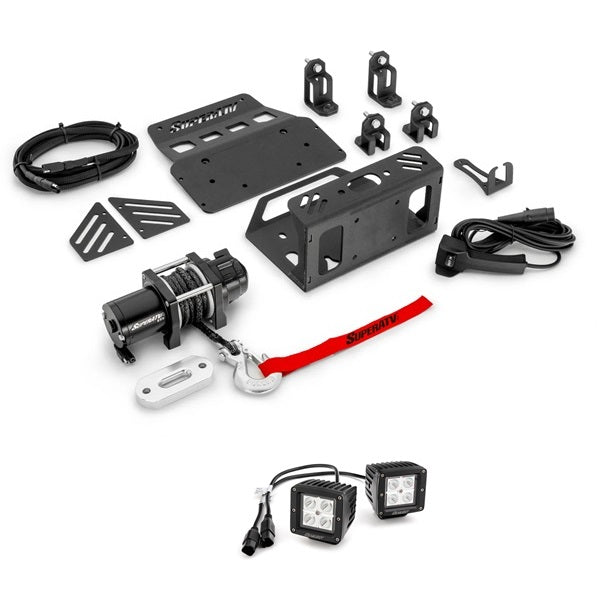 
                  
                    SuperATV Kawasaki Mule Pro Bed Winch Kit with Lights
                  
                