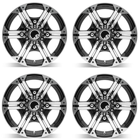 SuperATV Bandit Wheel Set - H-Series Machined 