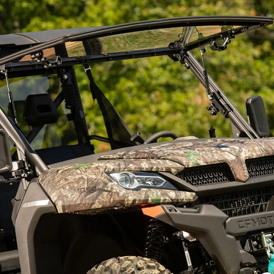 
                  
                    SuperATV CFMOTO UFORCE 1000 XL Flip Up Windshield 2022-24
                  
                