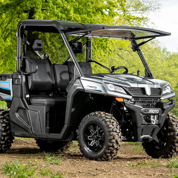 SuperATV CFMOTO UFORCE 1000 MaxDrive Power Flip Windshield 2019-22