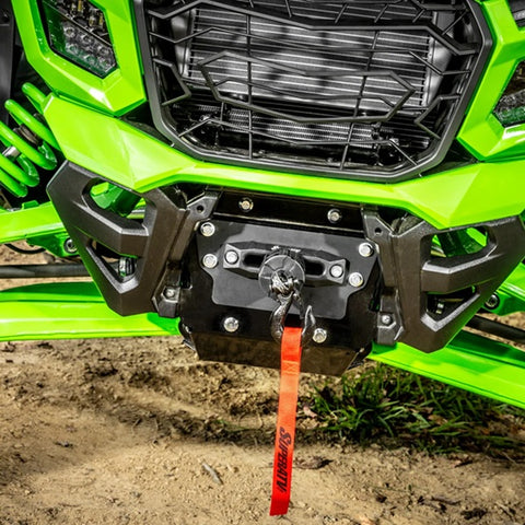 SuperATV Kawasaki H2 Winch Mounting Plate