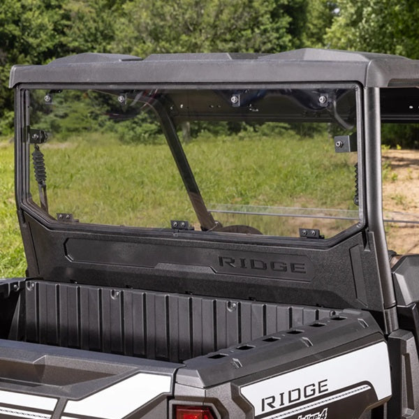 SuperATV Kawasaki Ridge Rear Windshields - Light Tint