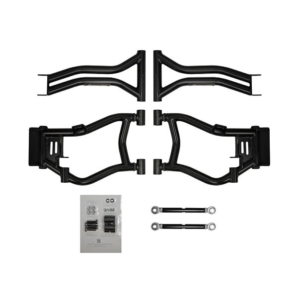 SuperATV Polaris RZR S 800 Rear A-Arms - High Clearance Rear Offset