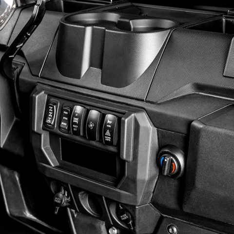 SuperATV Polaris Ranger XP 1000 In-Dash Cab Heater Switches