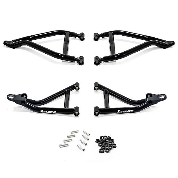 SuperATV Yamaha Viking Front A-Arms - High Clearance Forward Offset