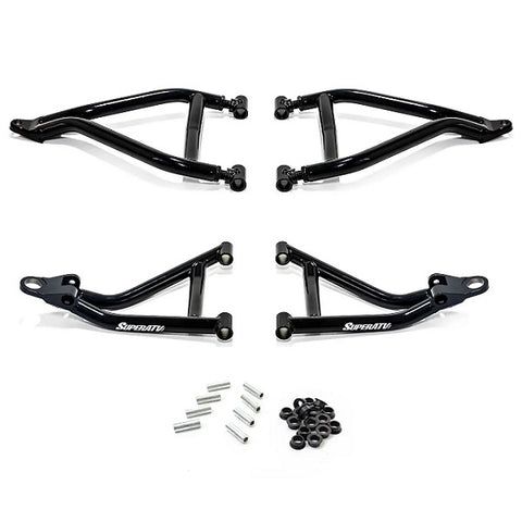 SuperATV Yamaha Viking Front A-Arms - High Clearance Forward Offset