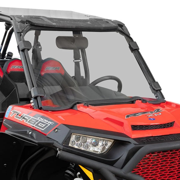 SuperATV Polaris RZR XP Turbo Windshield (2016-18) Scratch Resistant Light Tint