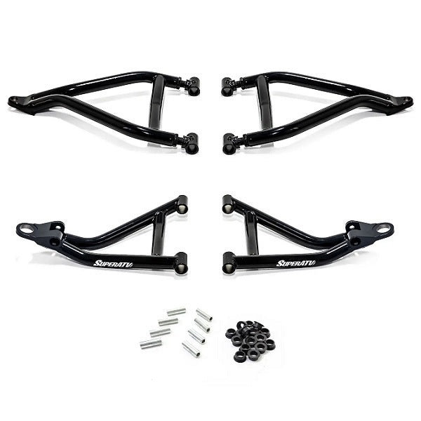 SuperATV Yamaha Wolverine Front A-Arms (2016-18) - High Clear Offset