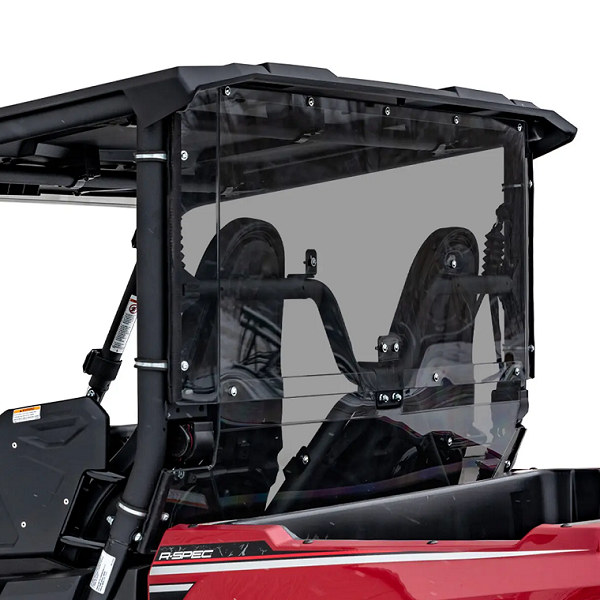 SuperATV Yamaha Wolverine X2 Rear Windshield - Light Tint - 2019-20