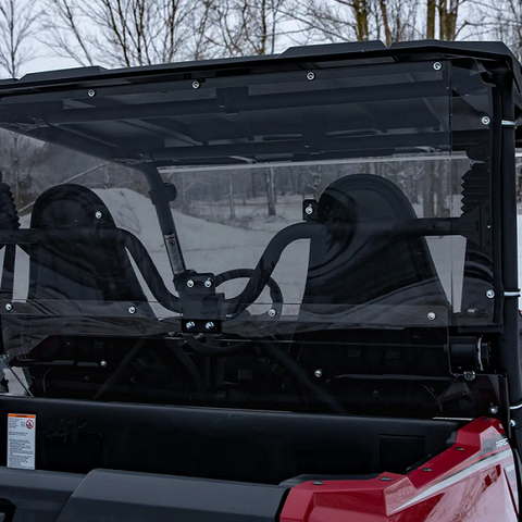SuperATV Yamaha Wolverine X2 Rear Windshield - Light Tint 2019-20