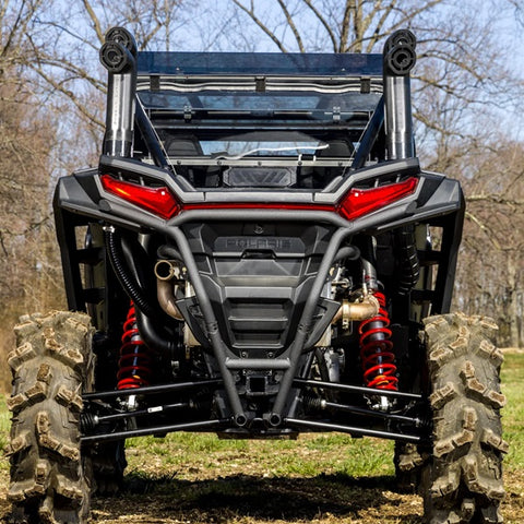 SuperATV Polaris RZR XP Depth Finder Snorkel Kit Rear View