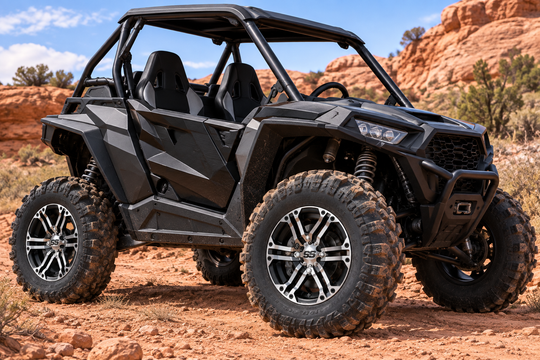 
                  
                    ITP SS212 Machined & Black Wheel - 12x7 on an UTV
                  
                