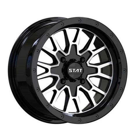 STAT-01 Machined Wheels - Gloss Black & Machined 14x7