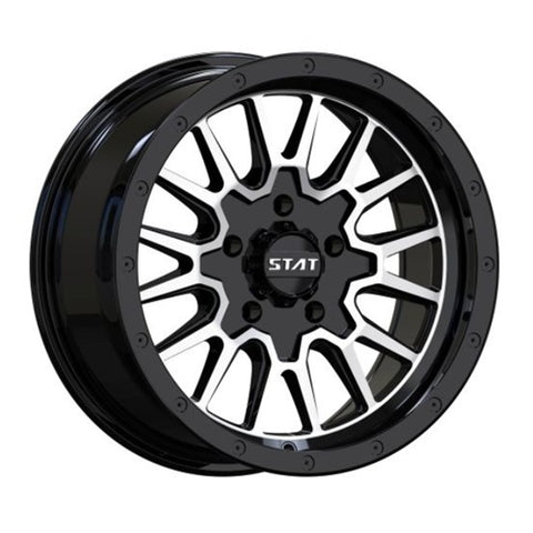 STAT-01 Machined Wheels - Gloss Black & Machined 15x7