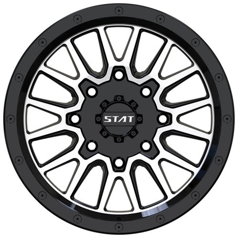 STAT-01 Machined Wheels Gloss Black & Machined