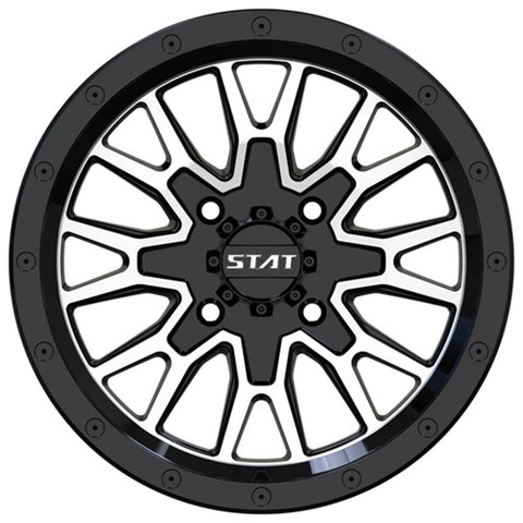 STAT-01 Machined Wheels - Gloss Black & Machined