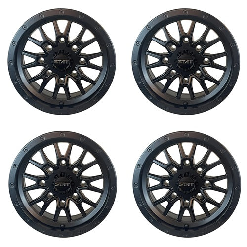 STAT OFFROAD STAT-01 Wheels - Satin Black Set