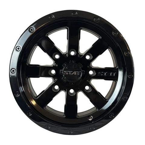 STAT OFFROAD STAT-02 Gloss Black ATV UTV Wheels