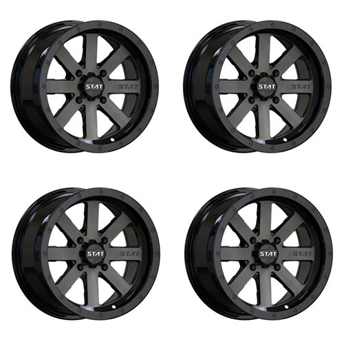 
                  
                    STAT OFFROAD STAT-02 Wheels - Gloss Dark Tint 14x7 4/110 Set
                  
                