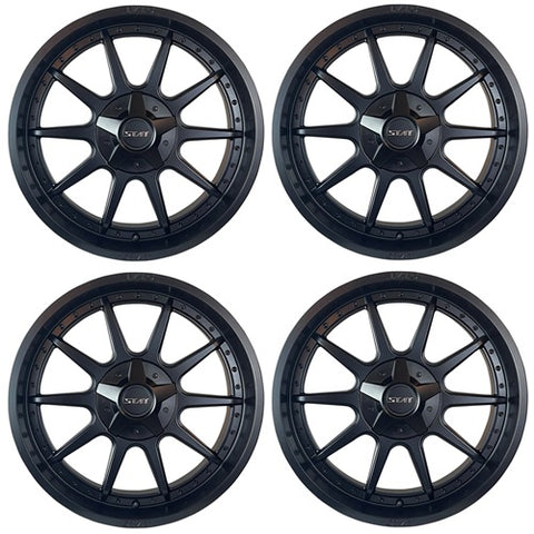 STAT OFFROAD STAT-03 Satin Black Wheels 20x7 Set