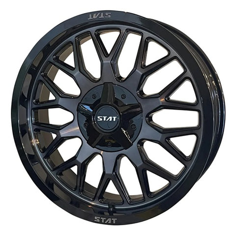 STAT OFFROAD STAT-04 Gloss Dark Tint ATV UTV Wheels 20x7
