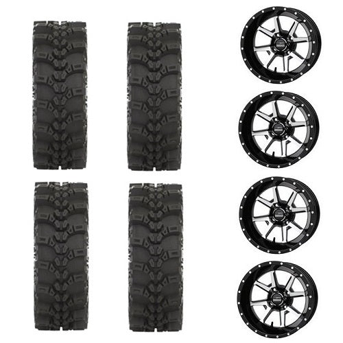 
                  
                    STAT FC-318 Tire & Wheel Kits 28x10-14 on Frontline 556 Black & Machine 4/110 Wheels
                  
                