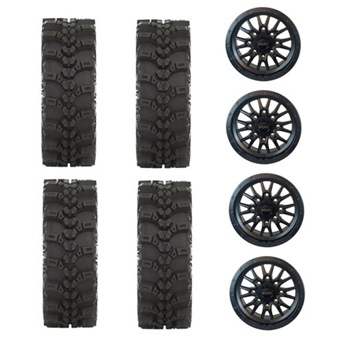 
                  
                    STAT FC-318 Tire & Wheel Kits on STAT-01 Satin Black Wheels
                  
                