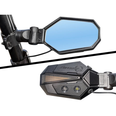SuperATV Lighted Side View Mirrors - Front & Back