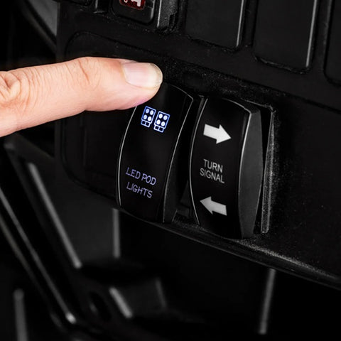 SuperATV Dual Section LED Mirror Switches