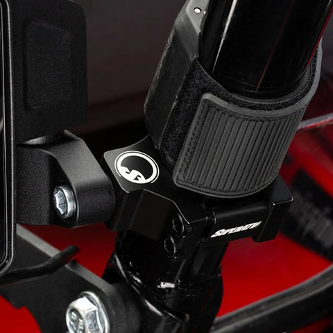 SuperATV CFMOTO UTV Dual Section LED Side-View Mirrors 1.75