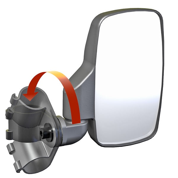 Seizmik Break Away UTV Side View Mirrors Profiled Roll Cages