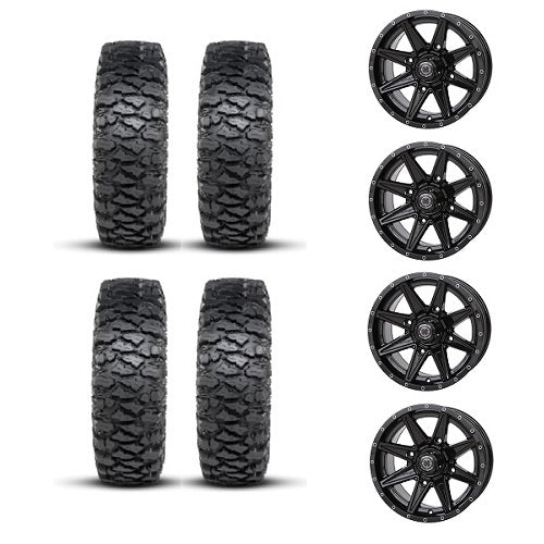 
                  
                    ITP Savage XT Tire & Wheel Kits on Frontline 308 Gloss Black Wheels
                  
                