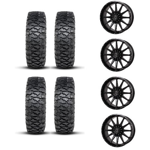 
                  
                    ITP Savage XT Tire & Wheel Kits on Frontline 762 Gloss Black Wheels
                  
                