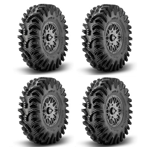 
                  
                    SuperATV Terminator Tire & Wheel Kits - Hellfire Titanium Wheels
                  
                
