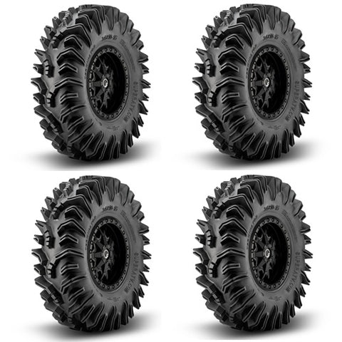 SuperATV Terminator Tire & Wheel Kits - MadLock Black Wheels