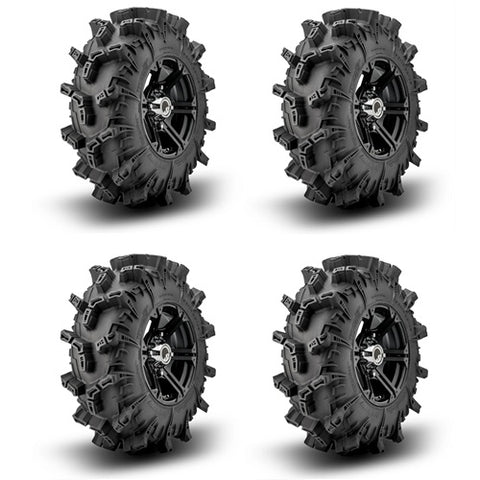 SuperATV Terminator Max Tire & Wheel Kits - Bandit Black Wheels