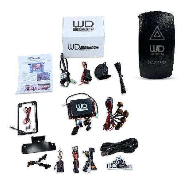 WD Electronics LED Turn Signals, Hazards & Horn Kit