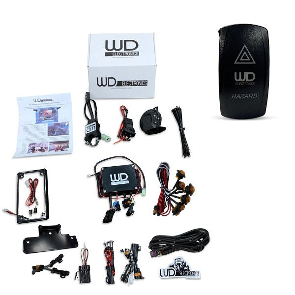 WD Electronics Can-Am Defender LED Turn Signals, Hazards & Horn Kit