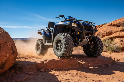 Tusk Terrabite Tires on ATV