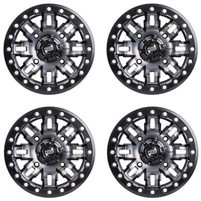 
                  
                    Tusk Teton Black & Gun Metal Beadlock Wheel Set
                  
                